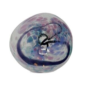 Sandy Fritch 1994 Hand Blown Studio Art Glass Bowl